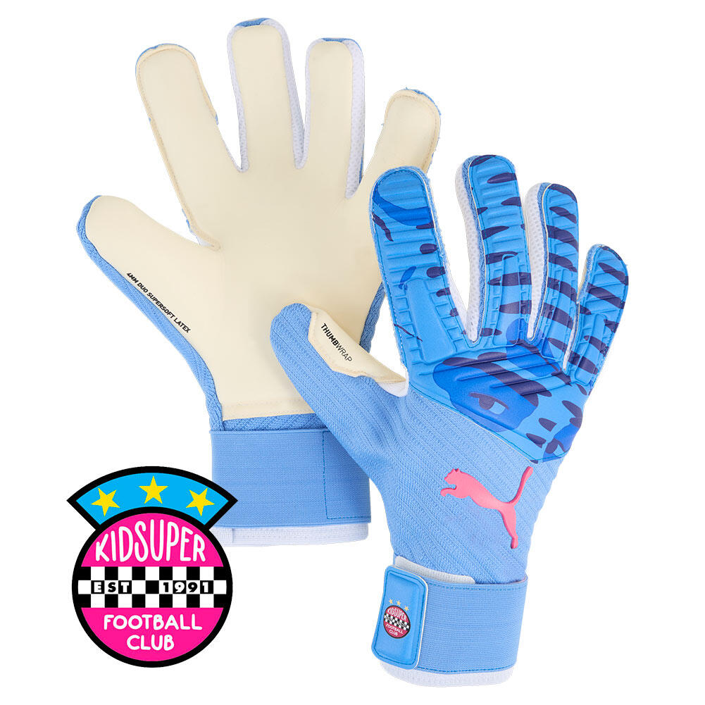 PUMA X KidSuper Future Pro Hybrid x EDERSON Goalkeeper Gloves 1/4