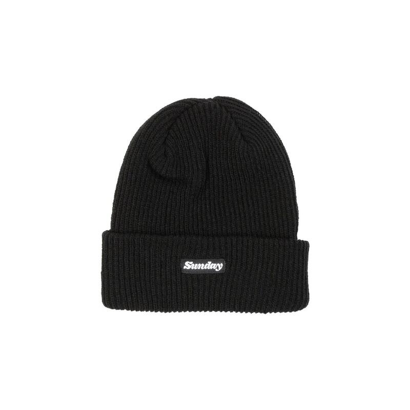 Bonnet Sunday Classy Label Cuff Noir