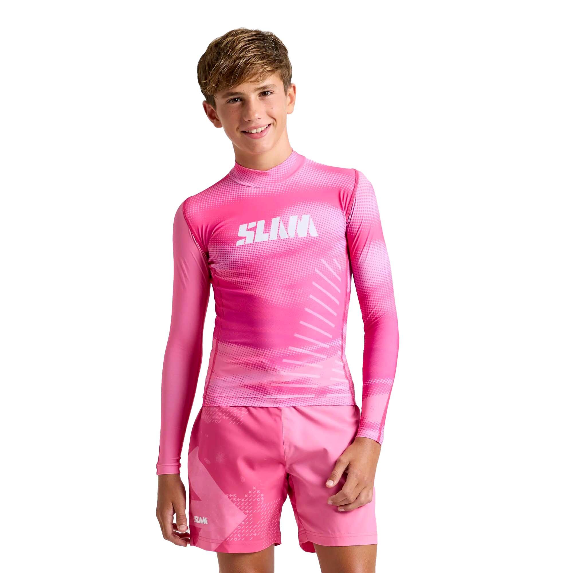 Slam - Sous-vêtements Rashguard Slam Foil Jr Ls Enfant - Sous Pull - Rose - Decathlon