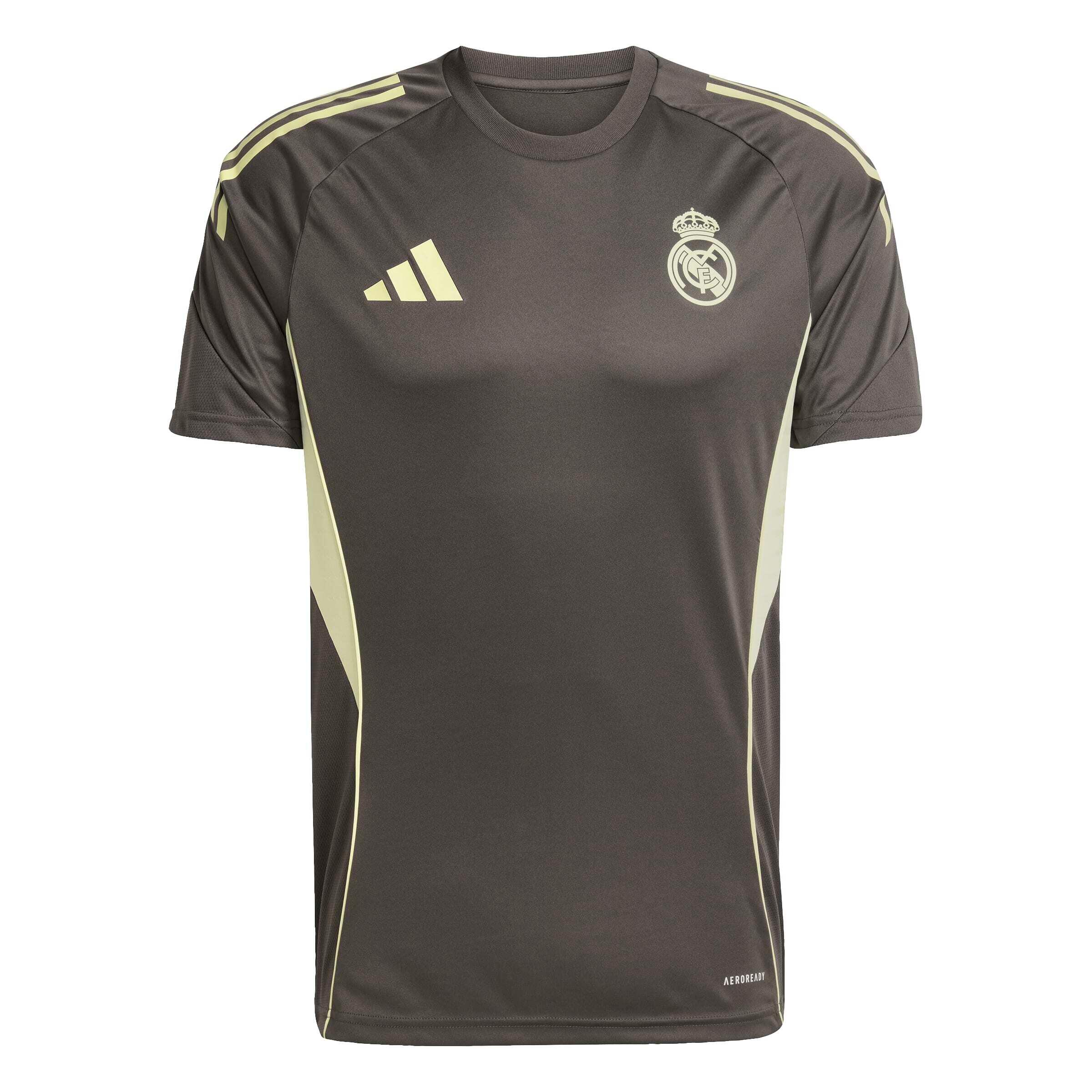 Adidas - Maillot D'Entraînement Real Madrid 2025/26 - Maillot Manches Courtes - Gris - Decathlon