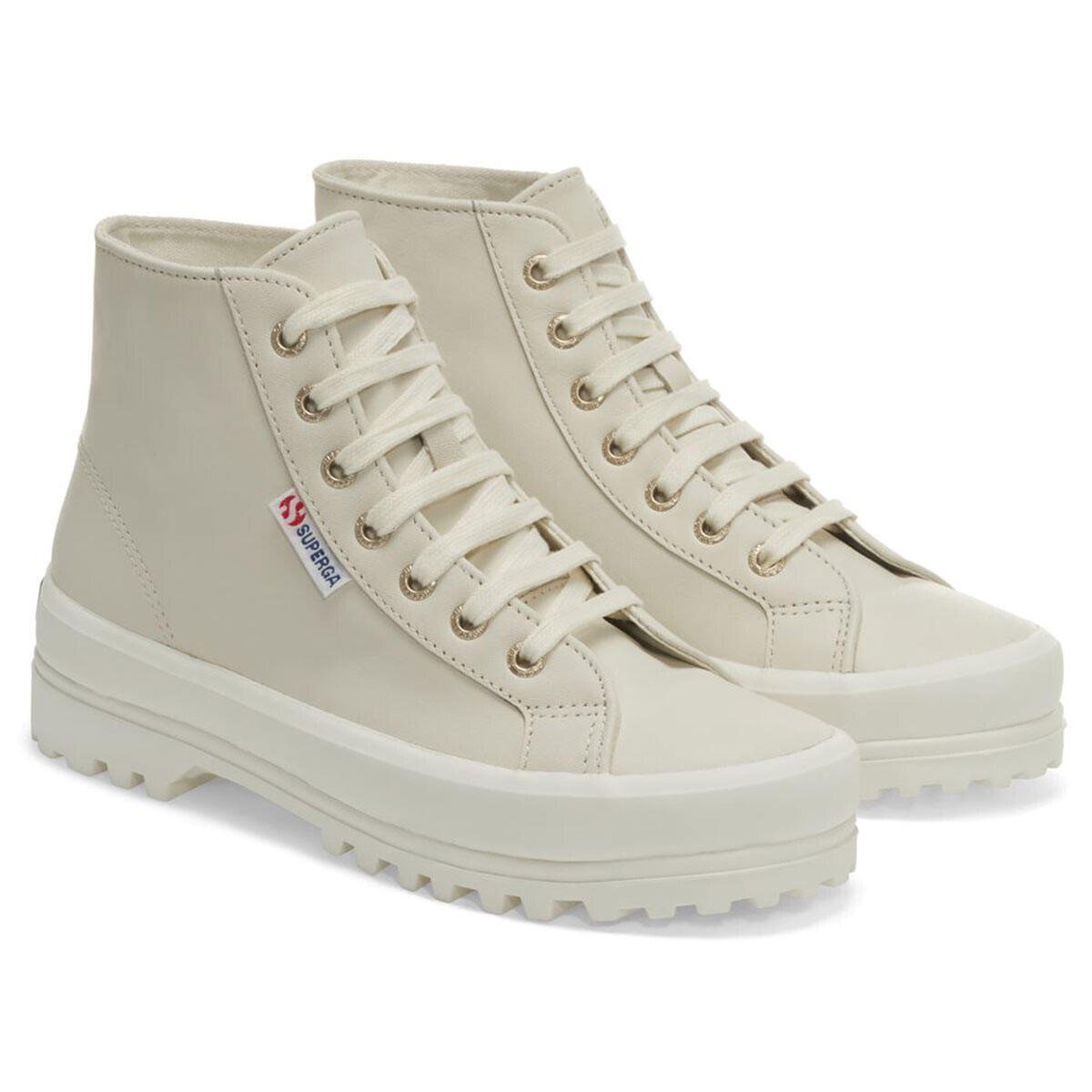 Botas de mulher Superga 2341 Beige it eggshell 2/5
