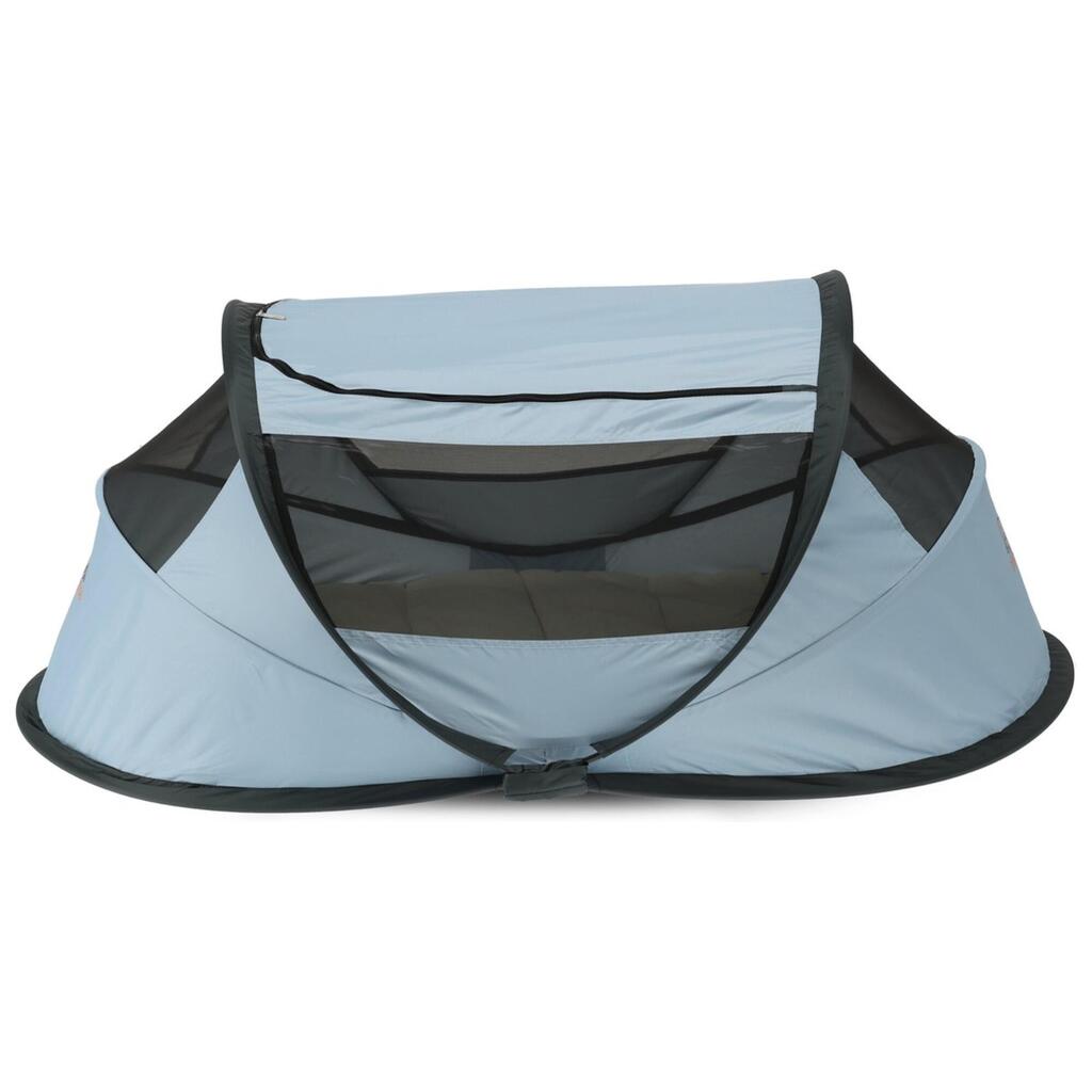 BabyBox Travel Cot - Foldable Baby Tent - 0-2 Years - Sky Blue