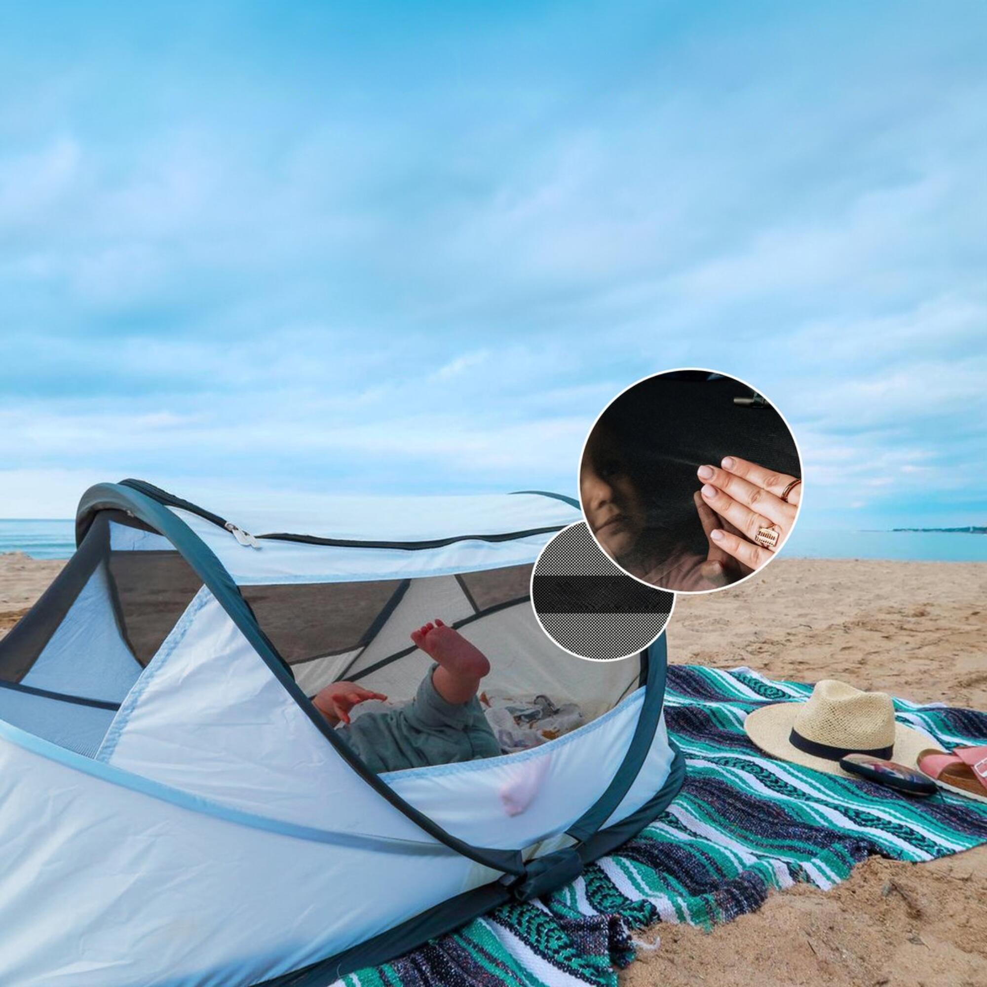 Deryan BabyBox Campingbedje - Babytent - Sky Blue 5/7