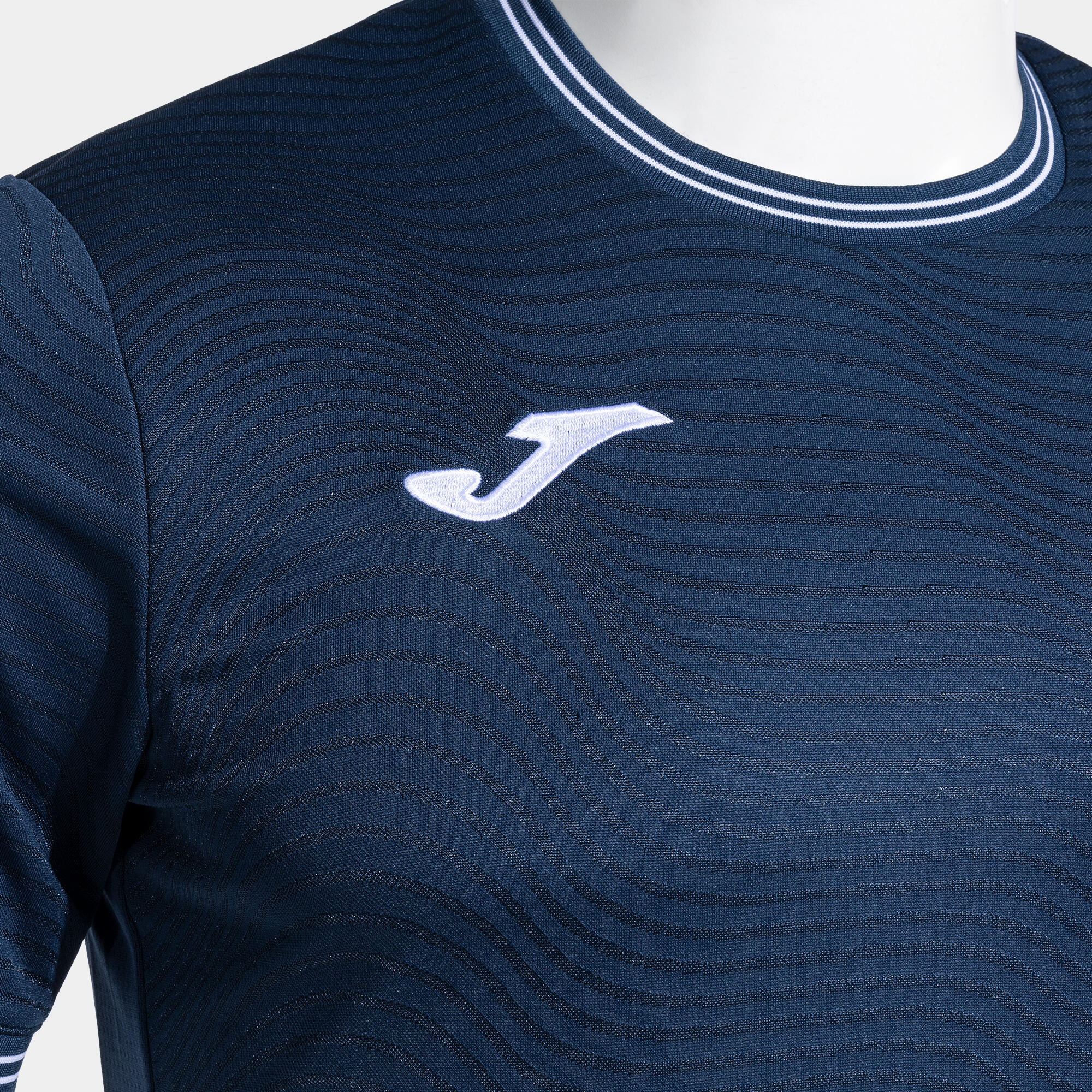 Maillot Manches Courtes Football Enfants Joma Toletum V Bleu Marine 3/5
