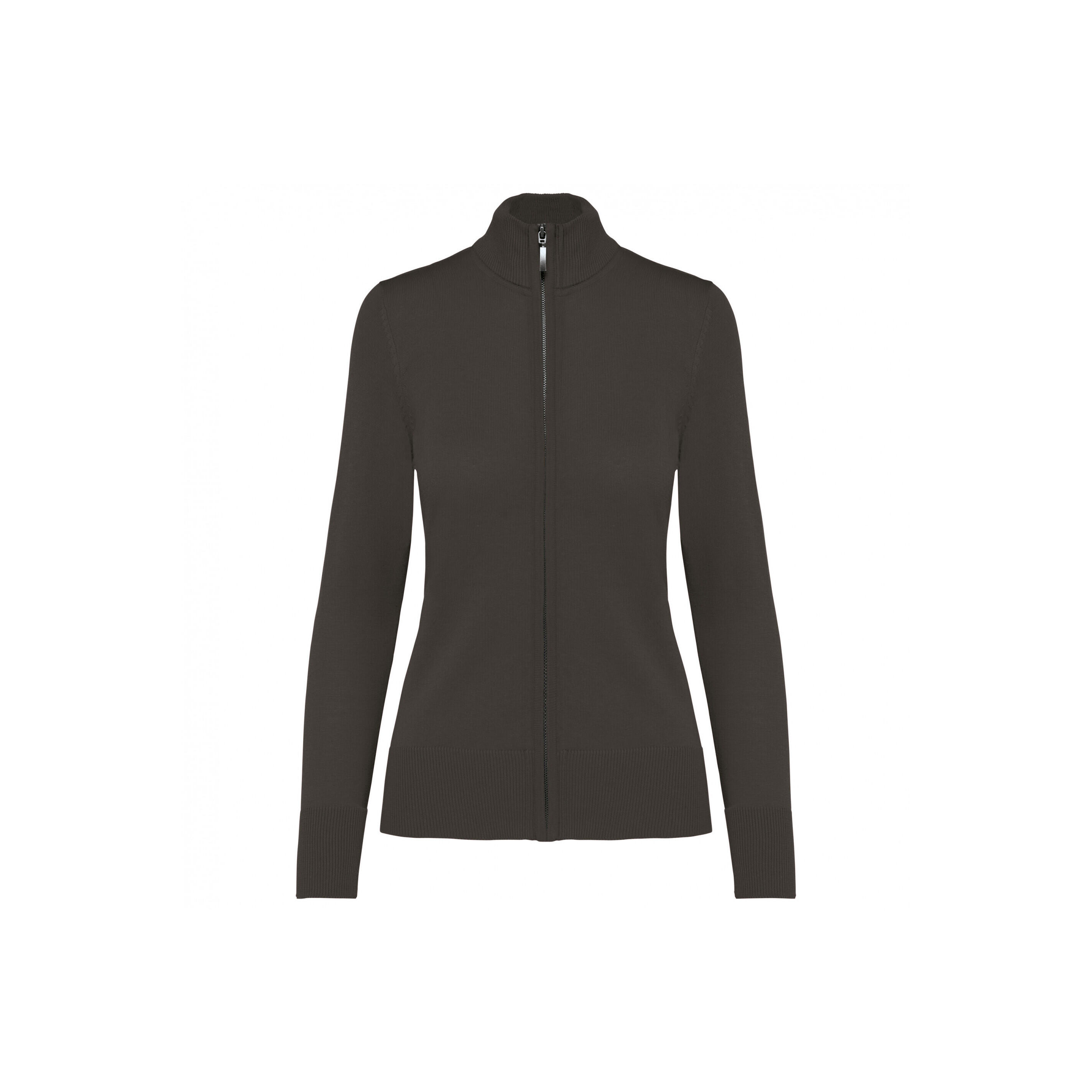 KARIBAN Cardigan donna con zip Kariban