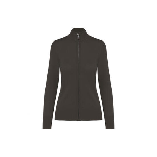 Strickjacke mit Reißverschluss, Damen Kariban