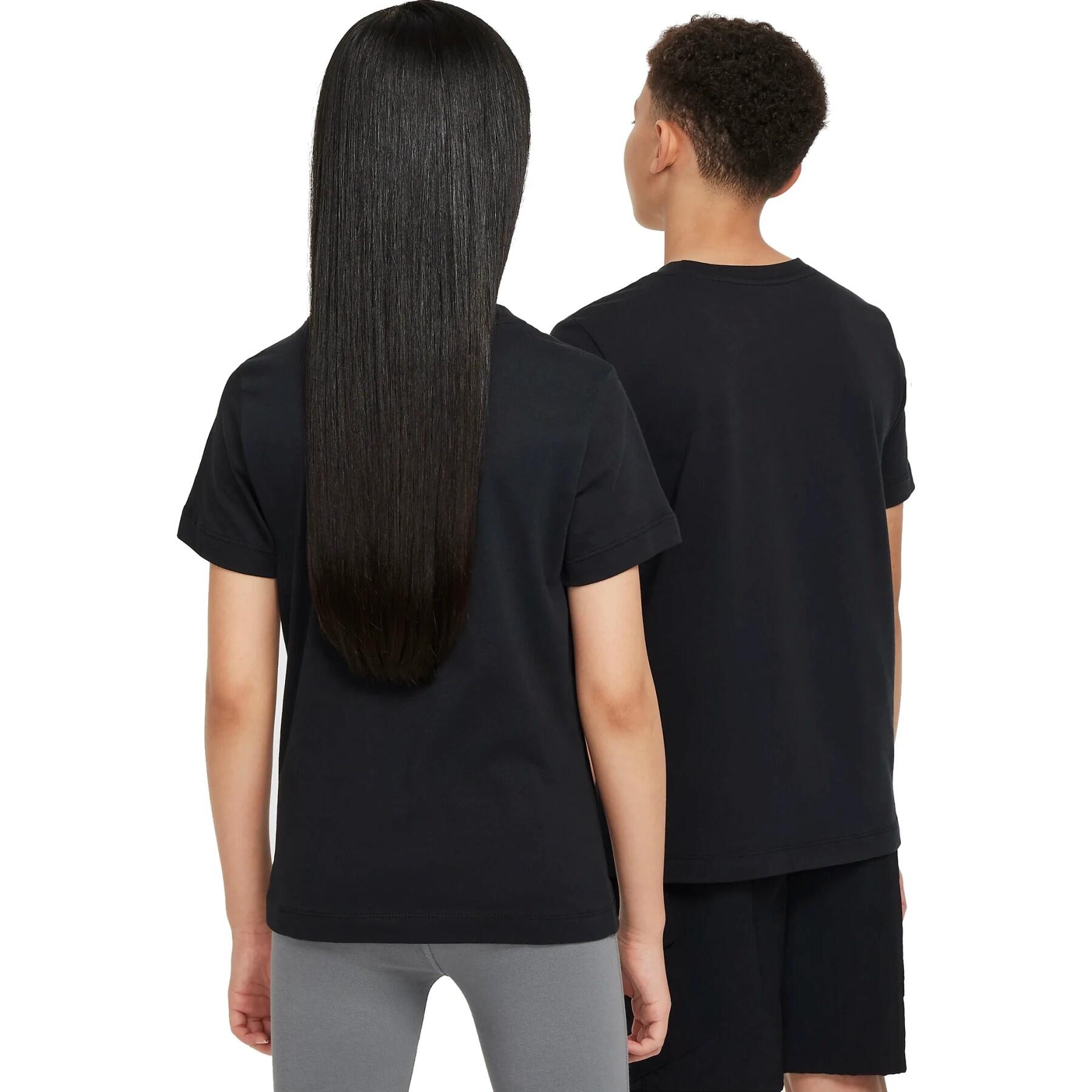 T-shirt Kind Nike Sportswear Futura Zwart 3/4