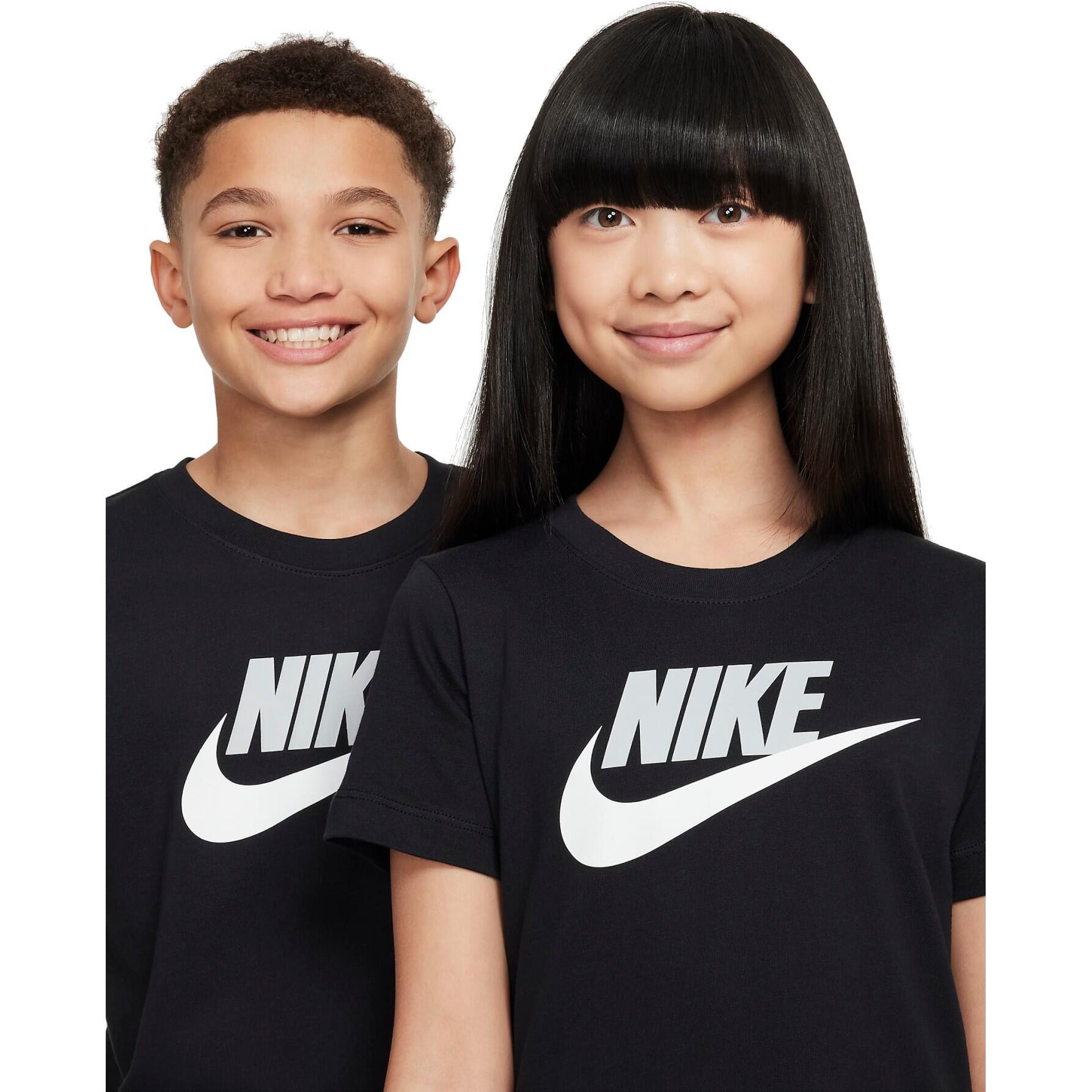 T-shirt Kind Nike Sportswear Futura Zwart 2/4