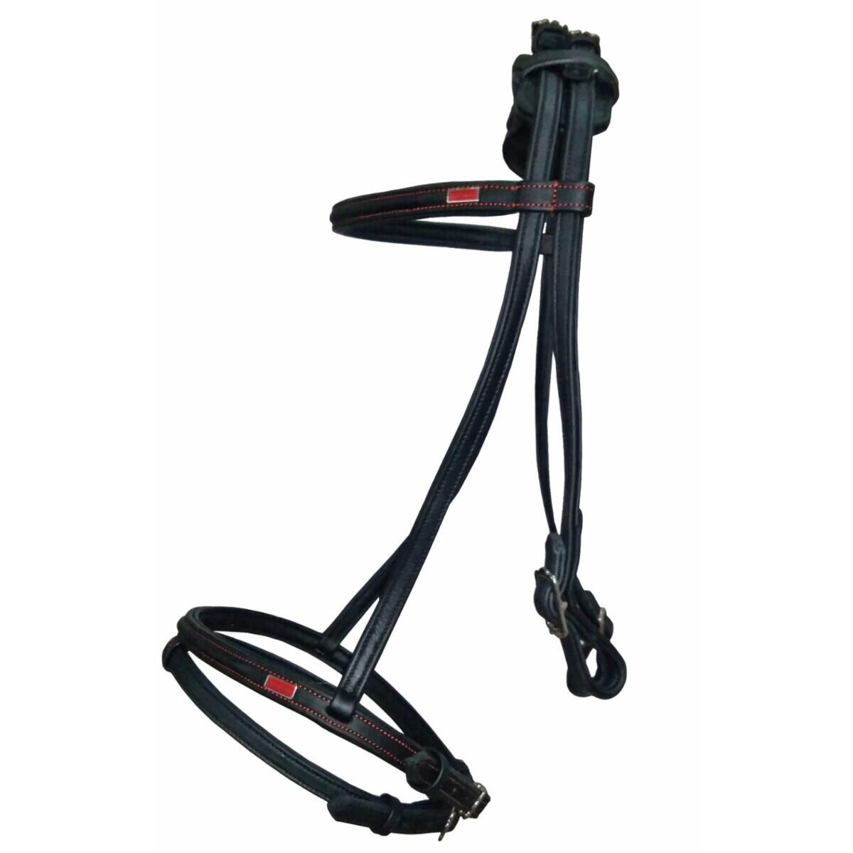 KARLSLUND Reittrense aus Leder mit kombiniertem Reithalfter Karlslund Soft Comfort