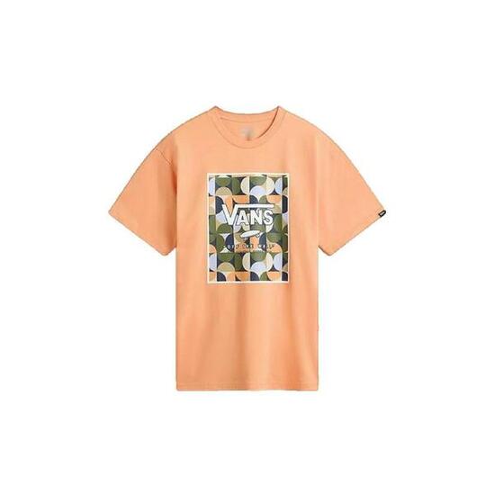 Camiseta Hombre Vans Classic Box Naranja