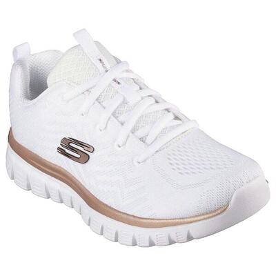 Zapatillas Skechers Get Connected, Blanco, Mujer