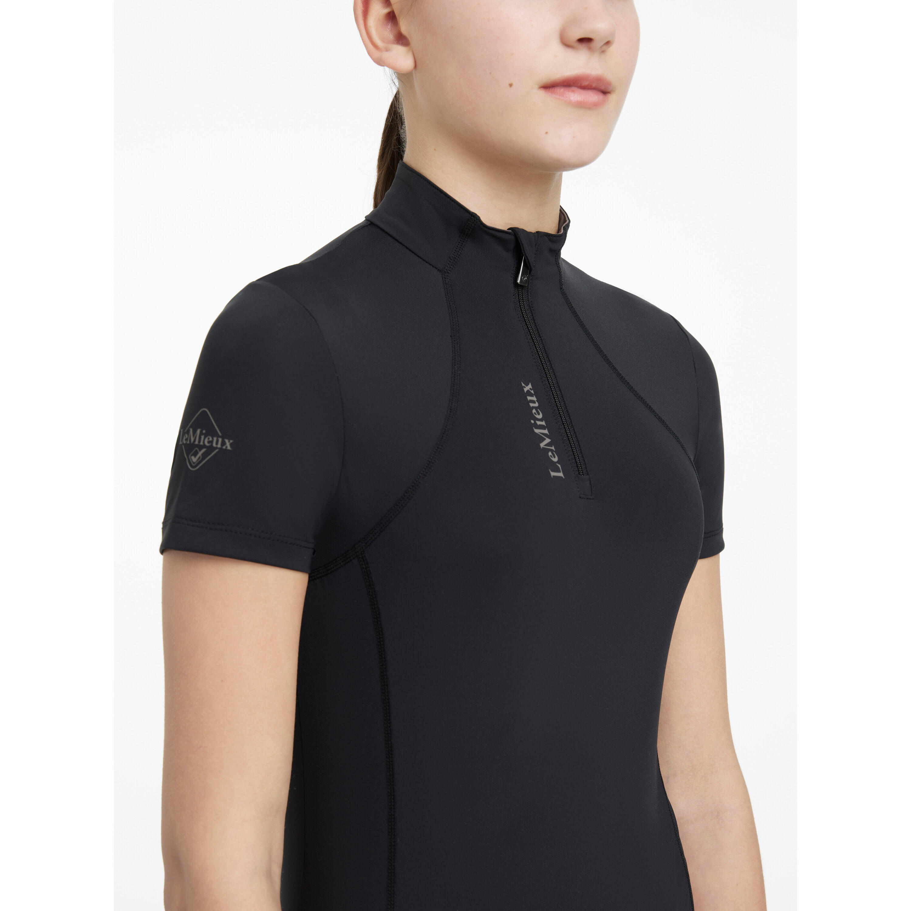 Kinderen rits T-shirt LeMieux Classique 4/4