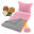 Ensemble de tapis d'acupression – 5 670 pointes avec coussin et sac de transport