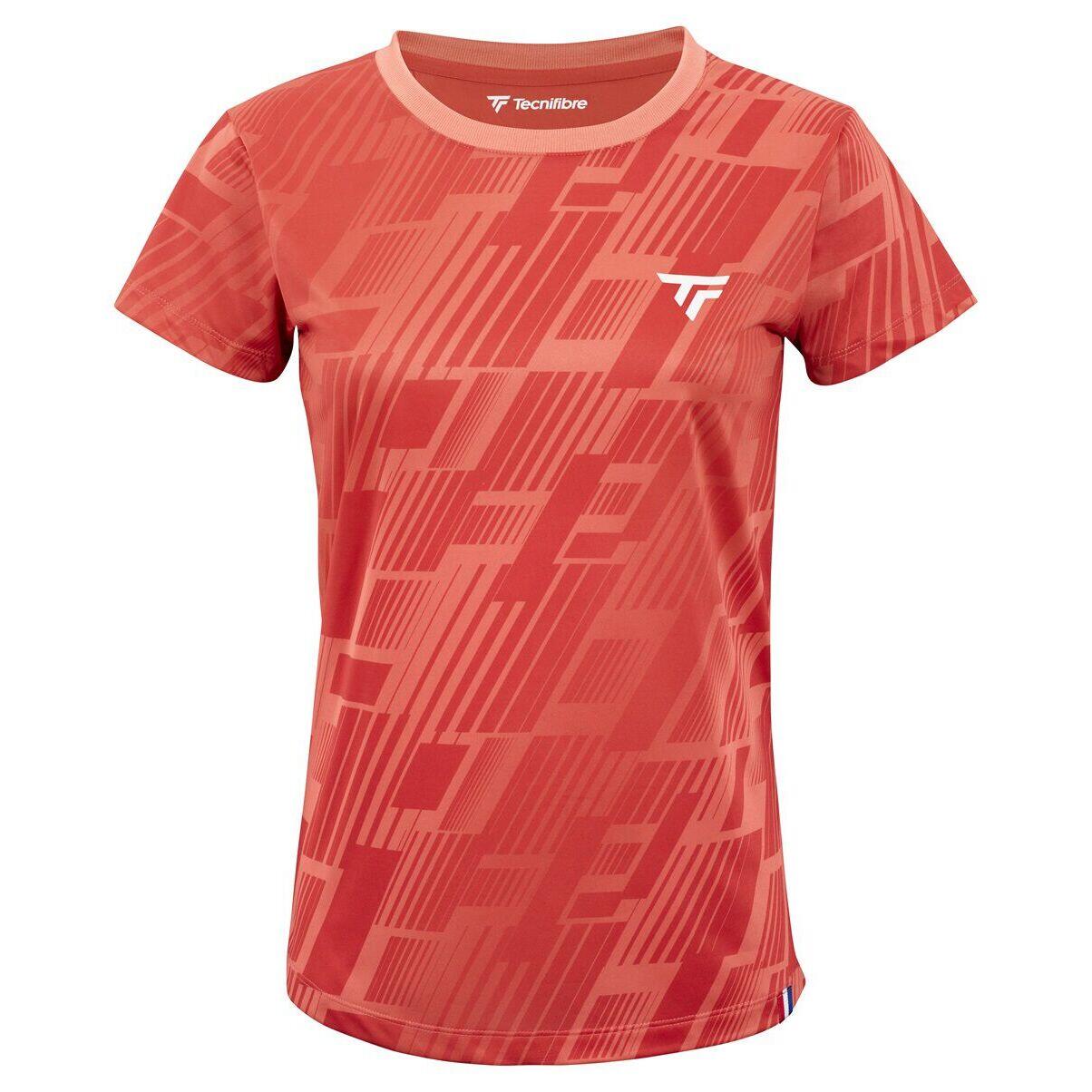 Tricou sport 22wxloco5 cu mânecă scurtă roșu damă
