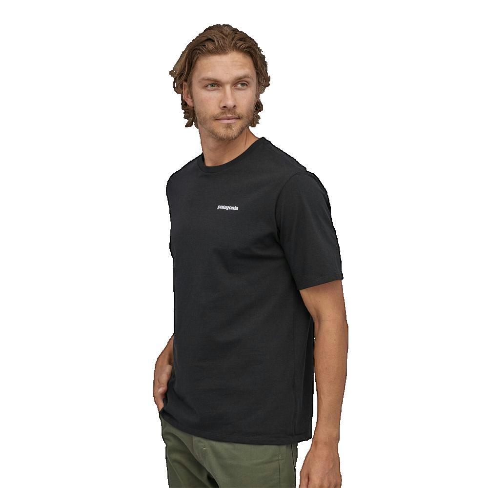 T-shirt Mannelijk Patagonia P-6 Responsibili-tee Zwart 2/5