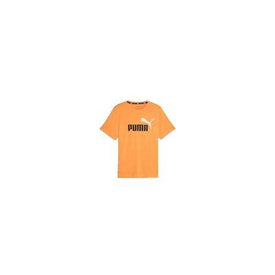 Camiseta Hombre Puma Ess+ 2 Col Logo Naranja