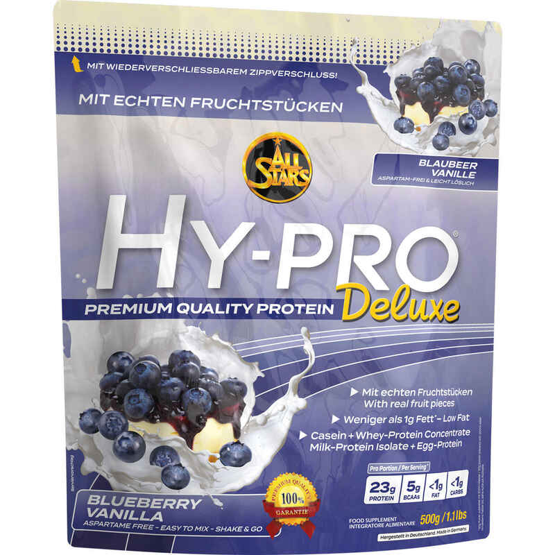 All Stars Hy-Pro Deluxe Protein Blaubeer-Vanille 500g