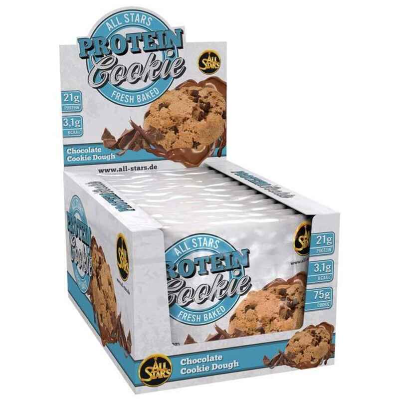 All Stars Protein Cookie Chocolate Cookie Dough 12er Pack (12 x 75g) 900g Media 1