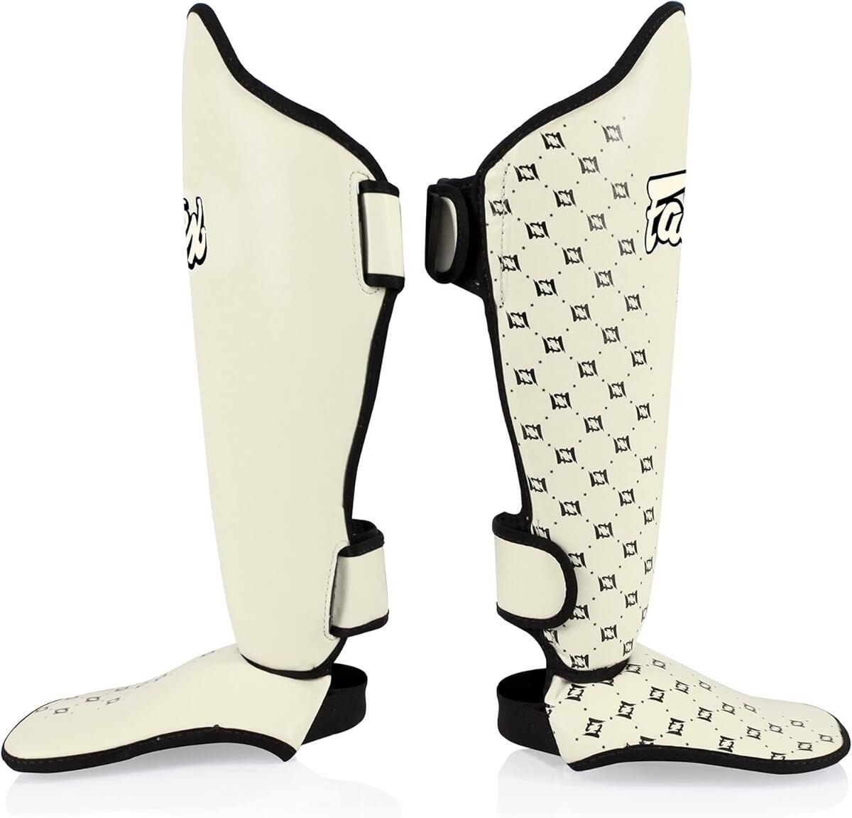 Protège-tibias Fairtex SP5 Blanc L 2/5