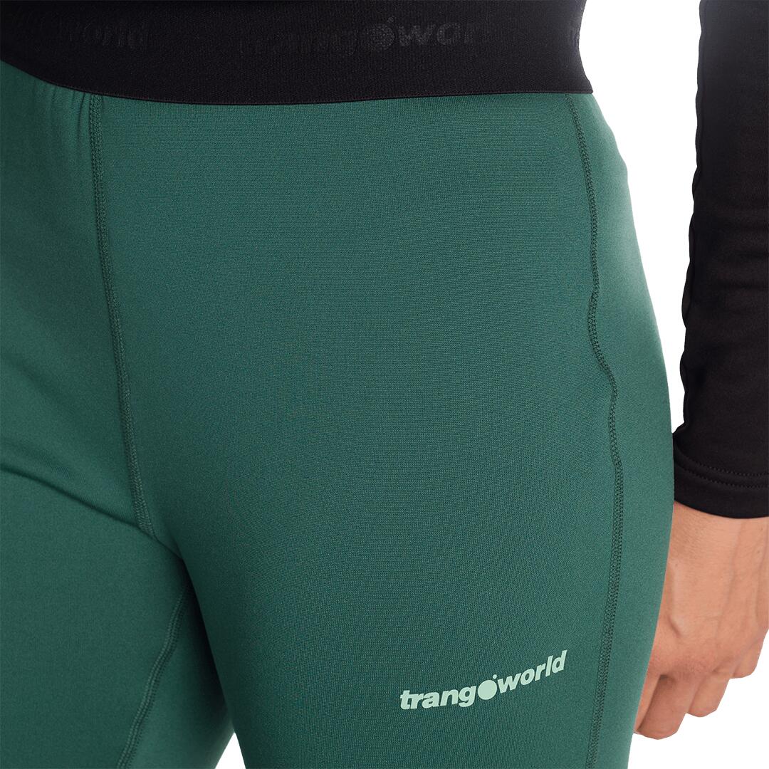 Mallas leggings larga para Mujer Trangoworld Siscar Verde 5/6