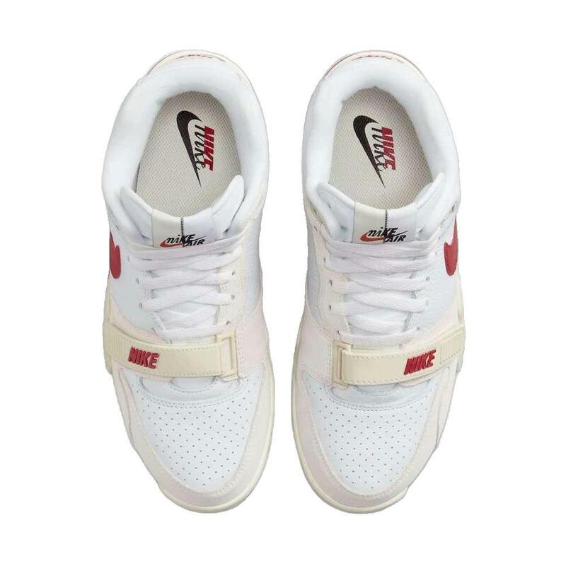 Pantofi Nike Air 1 albi și roșii