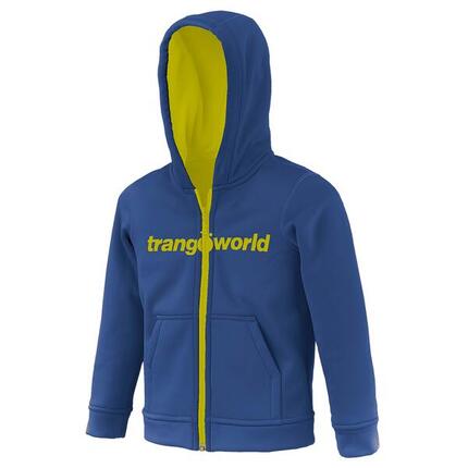 Sudadera con cremallera para niños Trangoworld Oby Azul/Verde