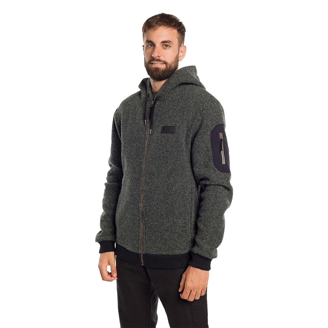 Forro polar para Hombre Trangoworld Tindaya Verde/Negro 3/7