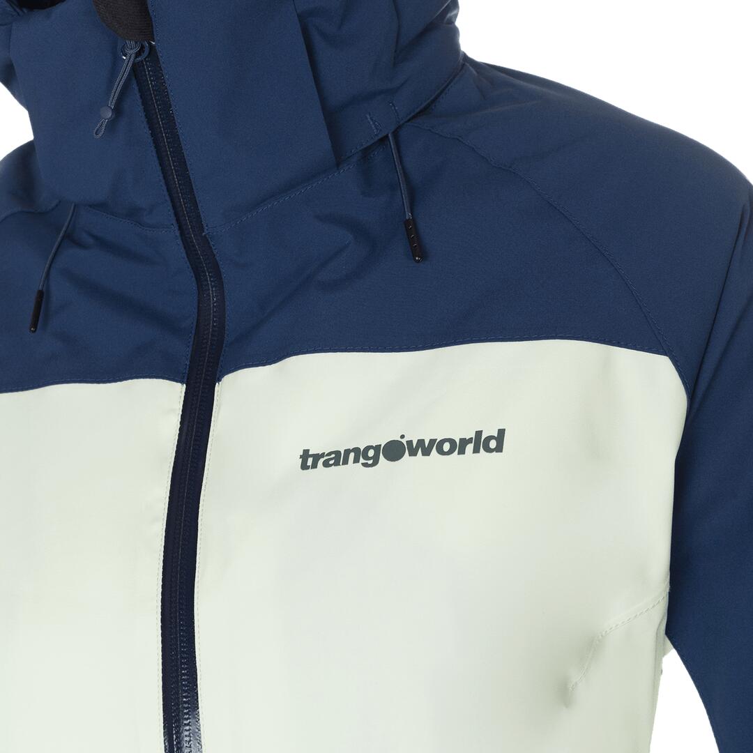 Chaqueta acolchada para Mujer Trangoworld Bodo termic vd Azul/Verde Impermeable 2/7