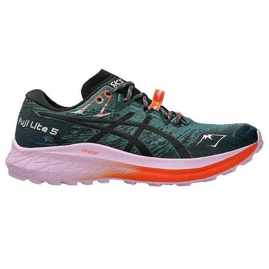 Chaussures de course tout-terrain Femmes Asics Fuji Lite 5 noir