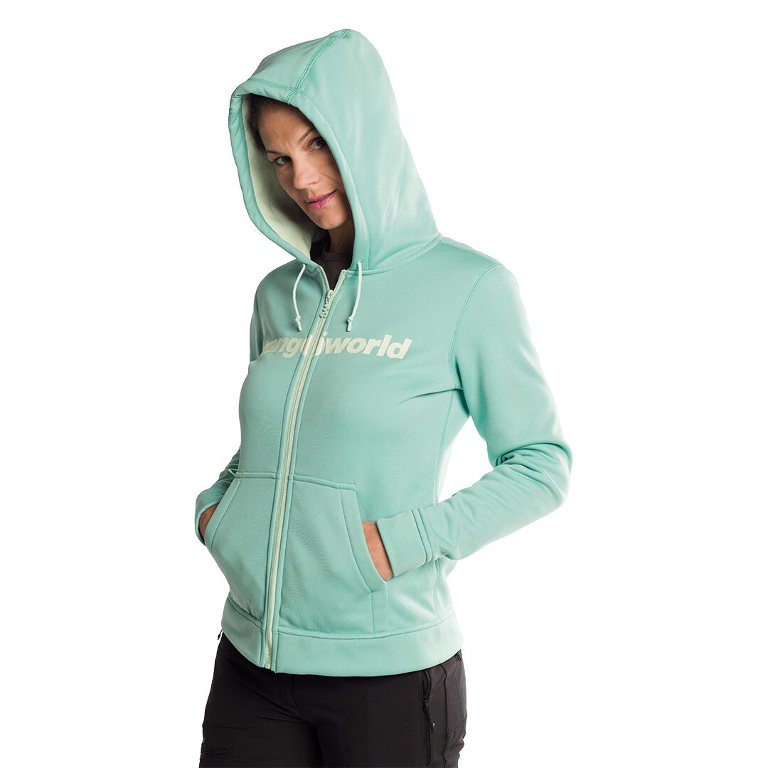 Sudadera con cremallera para Mujer Trangoworld Liena Verde/Verde 3/6