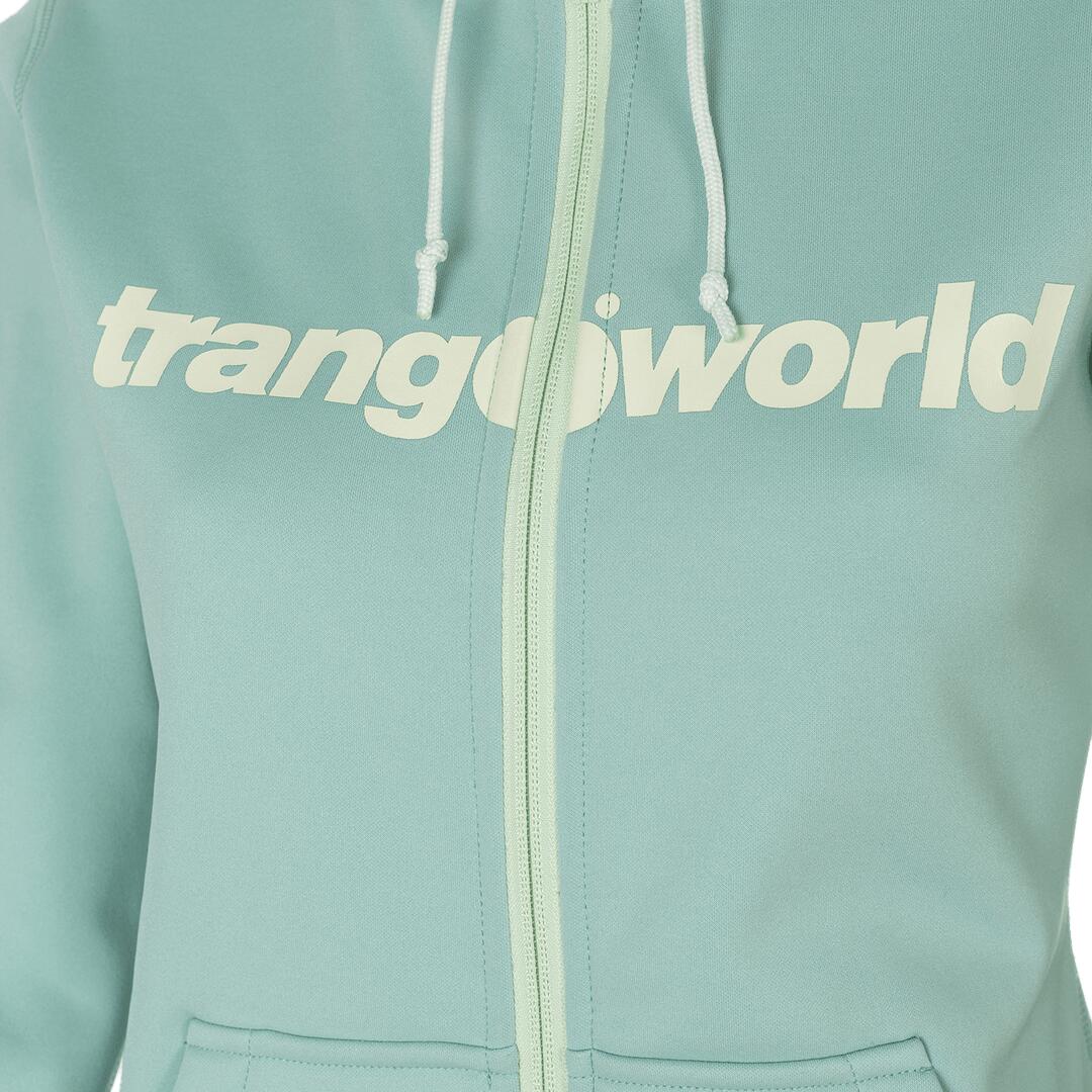 Sudadera con cremallera para Mujer Trangoworld Liena Verde/Verde 2/6