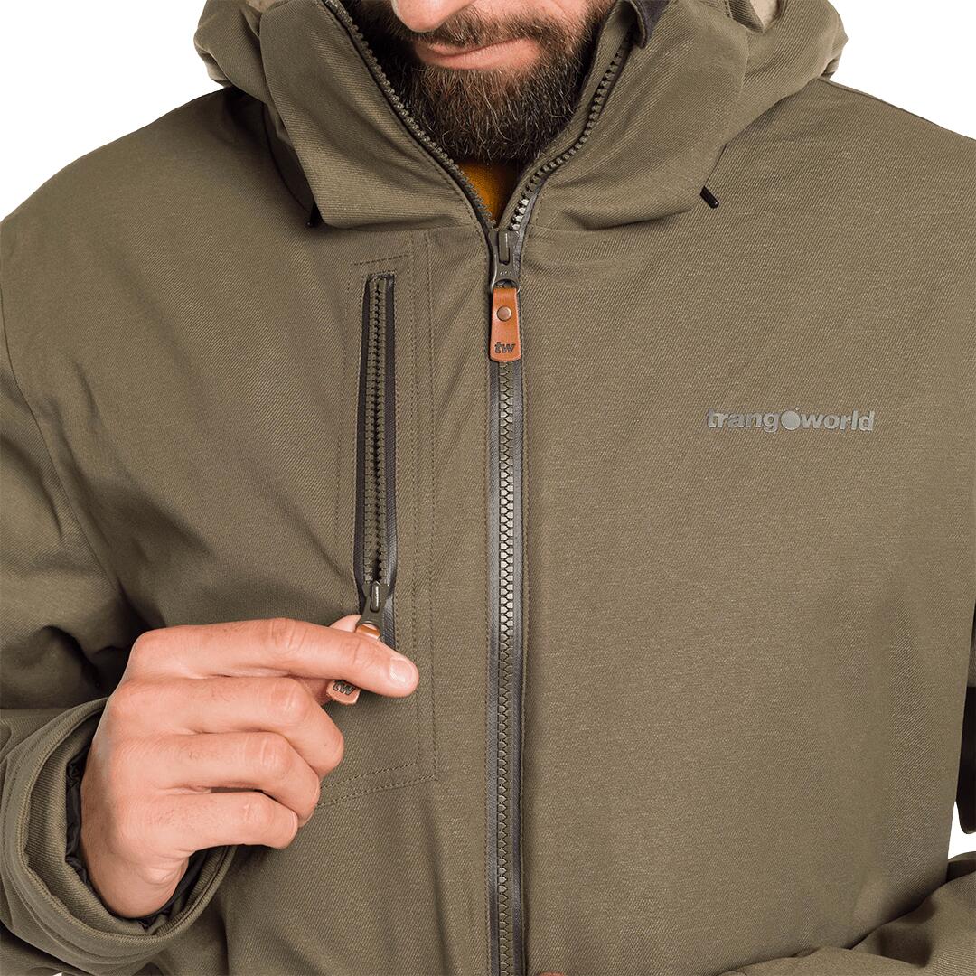 Chaqueta acolchada para Hombre Trangoworld Jorel termic Marrón/Marrón/Negro 7/7