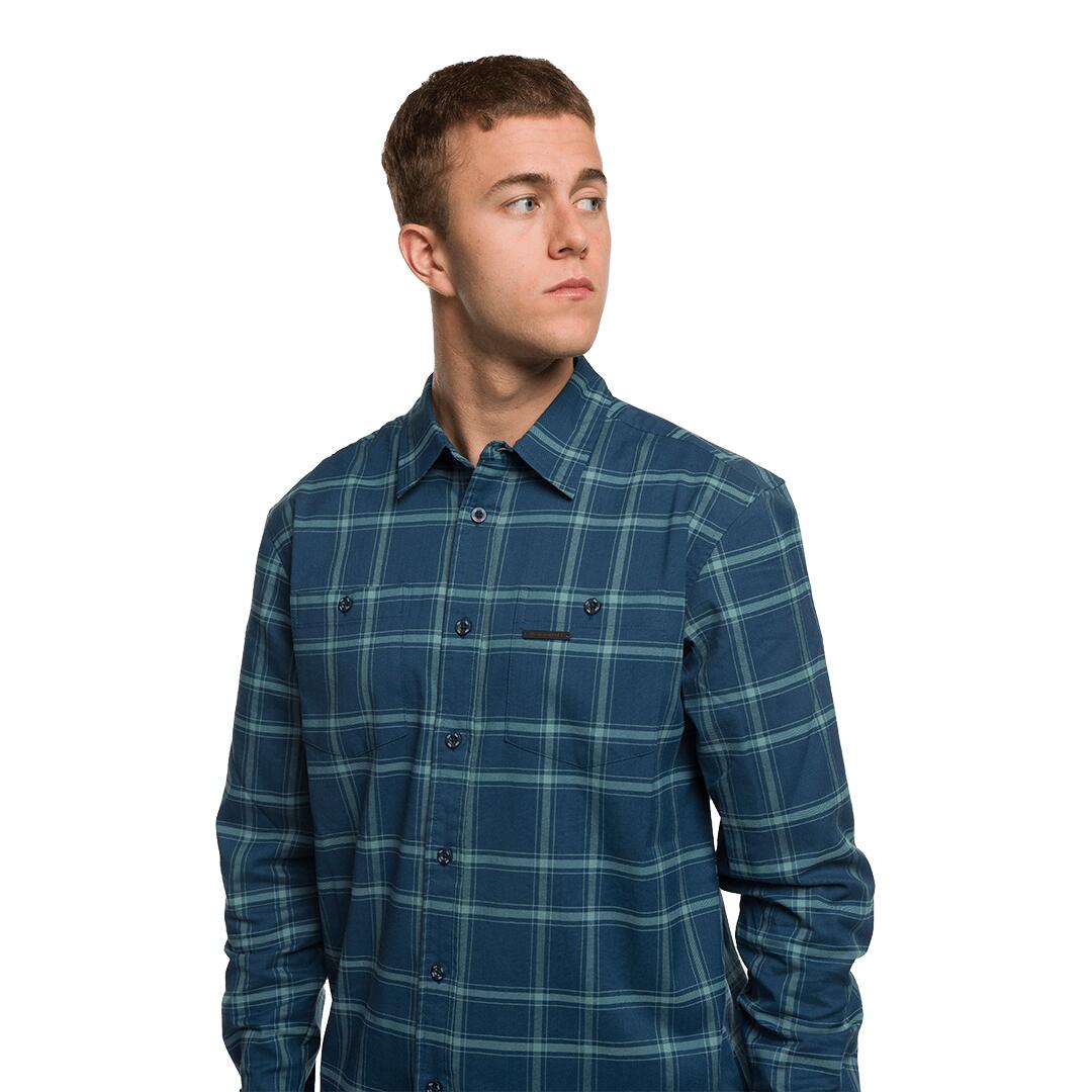 Camisa mangas largas para Hombre Trangoworld Zernez Azul 7/7