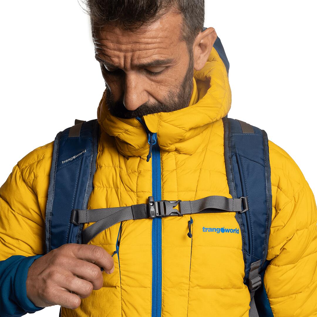 Chaqueta acolchada para Hombre Trangoworld Beraldi kb Amarillo/Azul 6/7