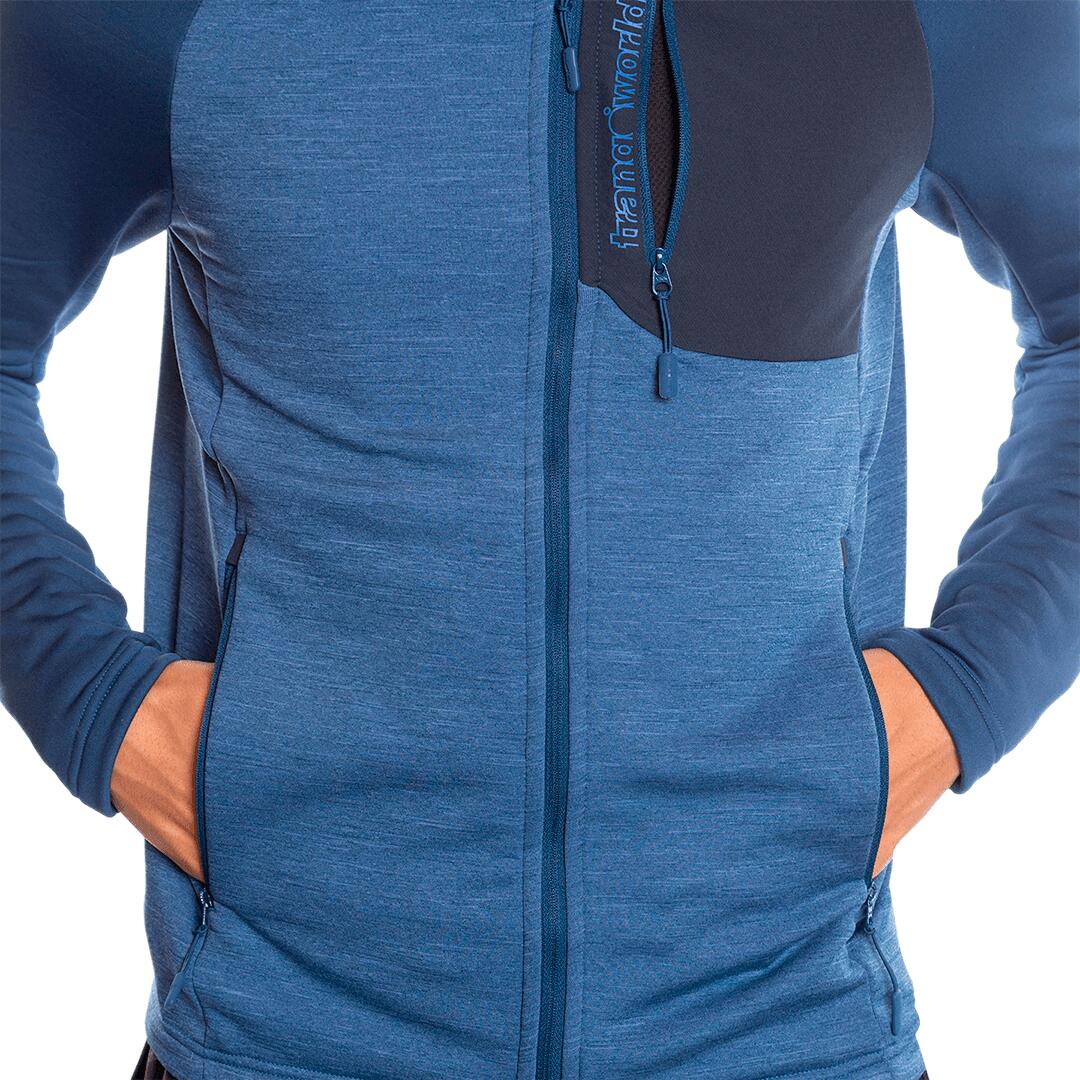Forro polar para Hombre Trangoworld Brighton Azul/Azul 7/7