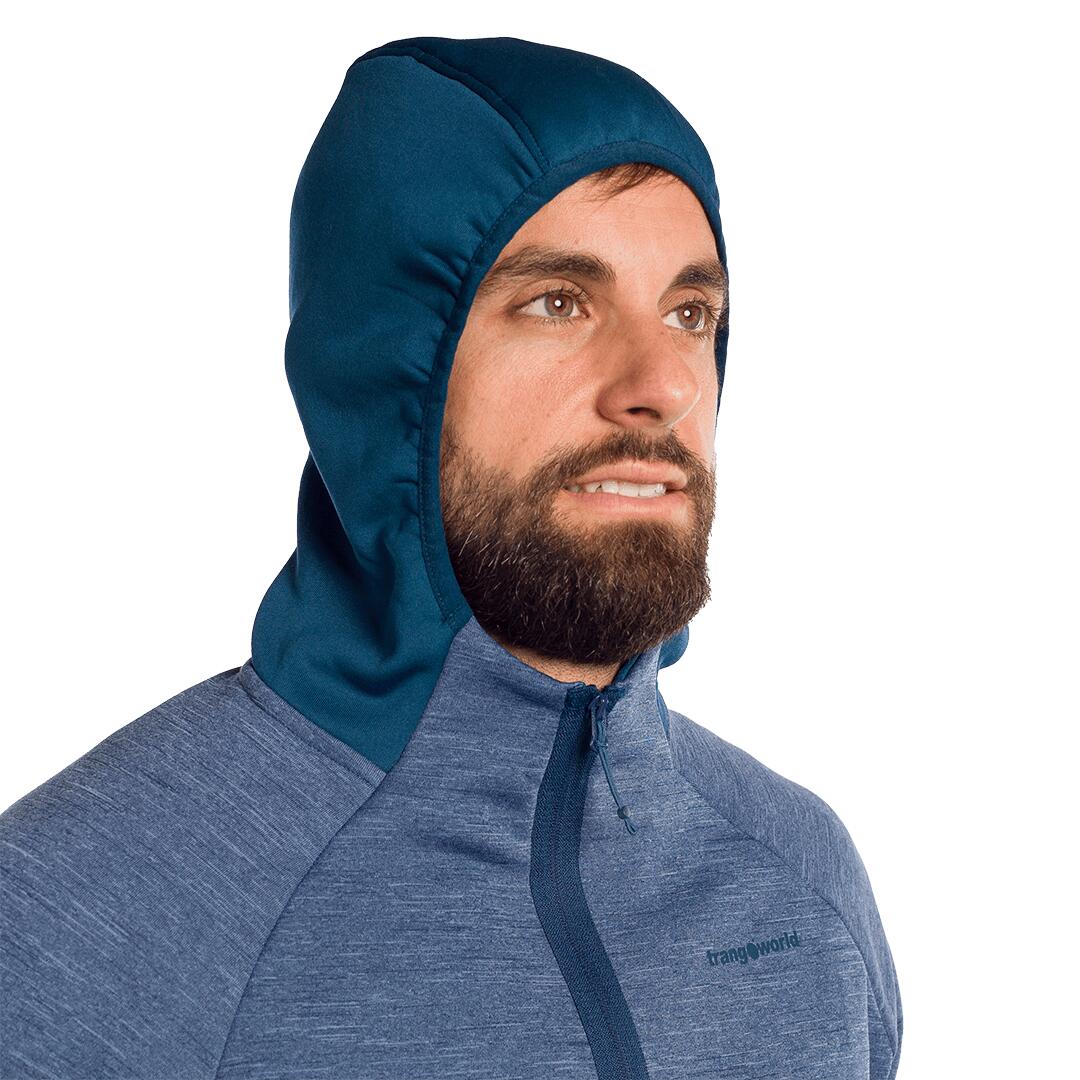 Forro polar para Hombre Trangoworld Thorne Azul 7/7