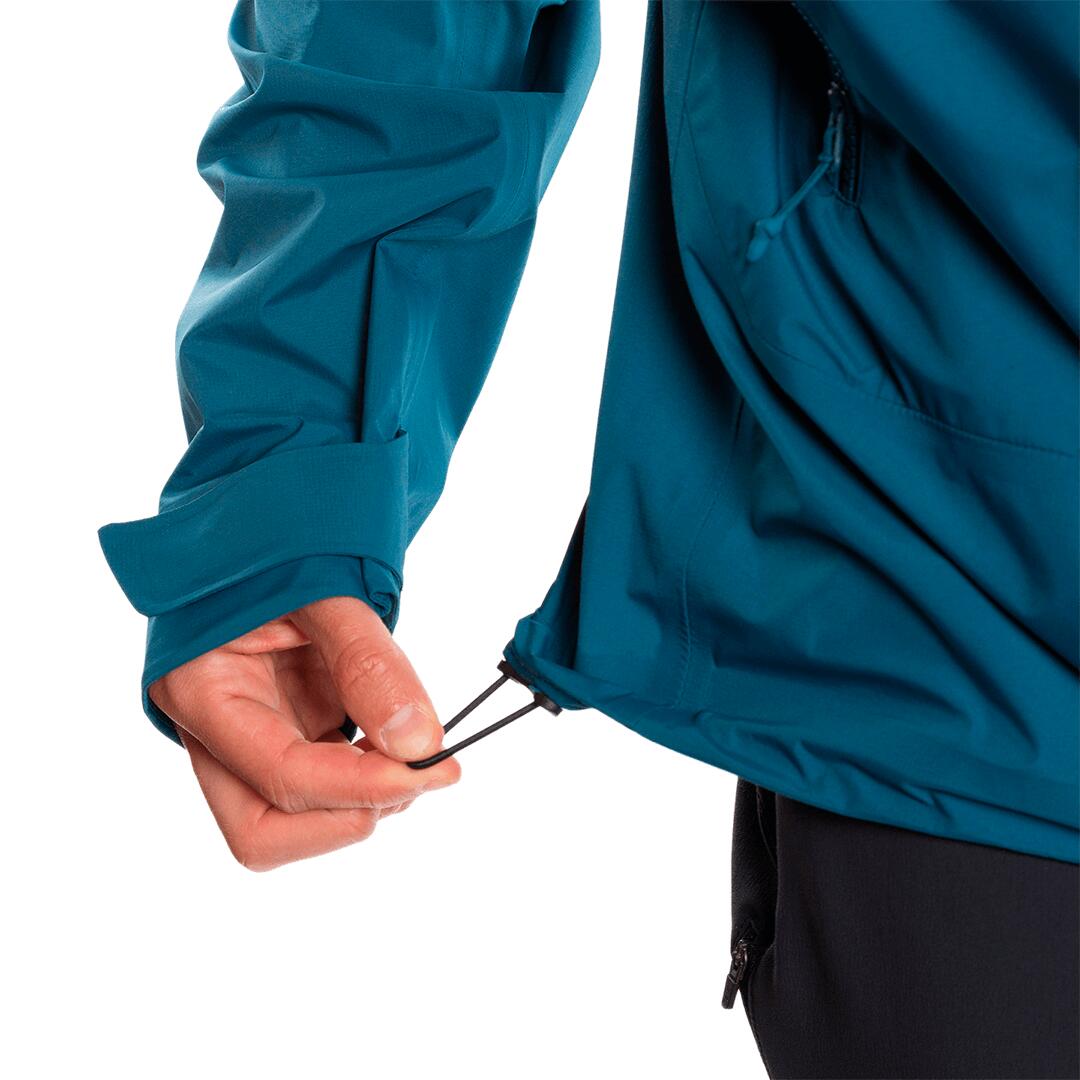 Chaqueta para Hombre Trangoworld Lunkho Azul/Azul Impermeable 7/7