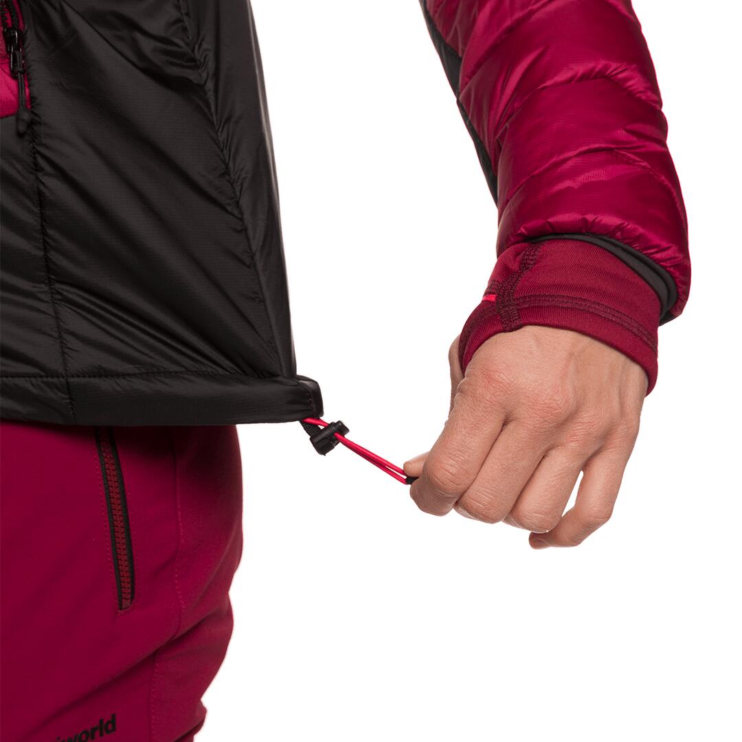Chaqueta acolchada para Mujer Trangoworld Rulhe Rojo/Negro/Rosa 7/7