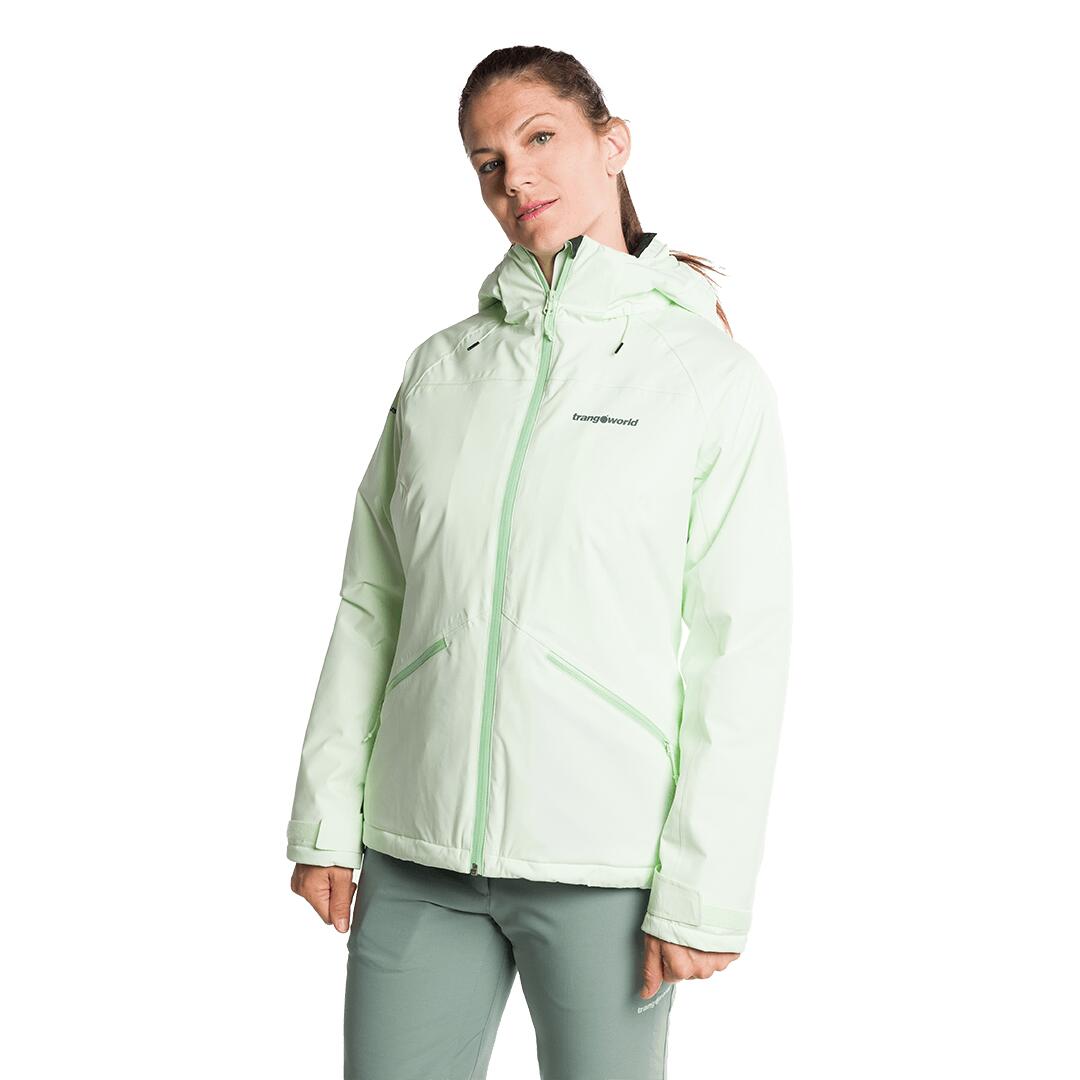 Chaqueta acolchada para Mujer Trangoworld Bodo termic vd Verde/Azul Impermeable 6/7