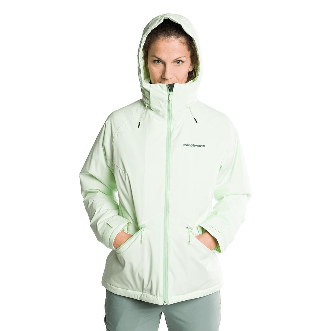 Chaqueta acolchada para Mujer Trangoworld Bodo termic vd Verde/Azul Impermeable 4/7