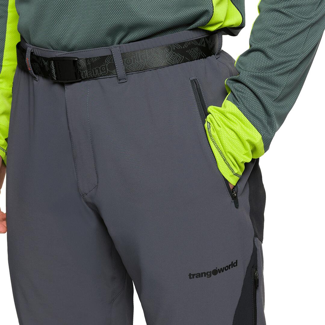 Pantalón para Hombre Trangoworld Muley th Gris/Negro protección UV+30 4/5