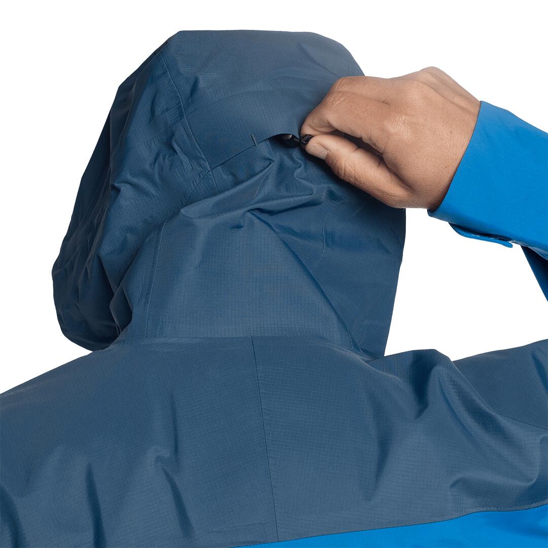 Chaqueta para Hombre Trangoworld Lunkho Azul/Azul Impermeable 7/7