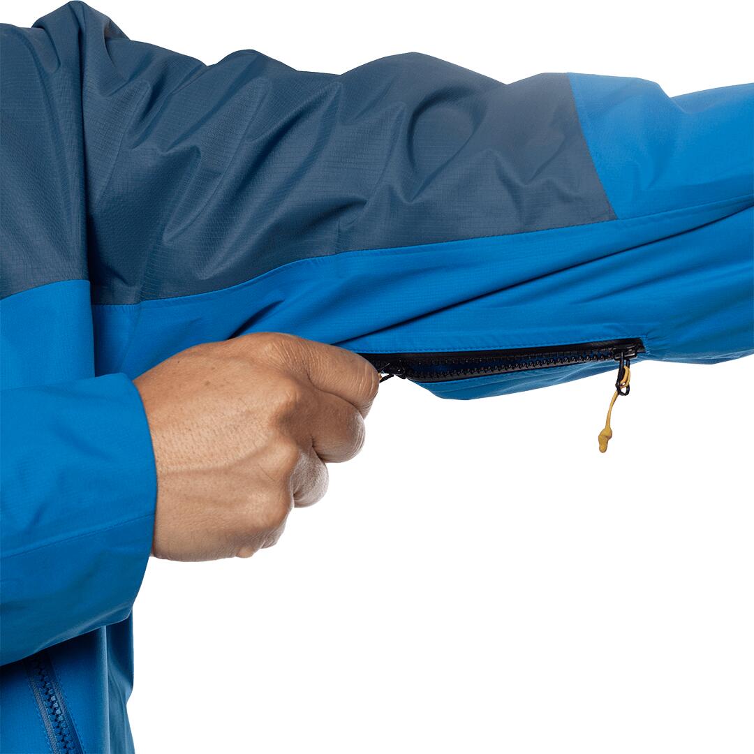 Chaqueta para Hombre Trangoworld Lunkho Azul/Azul Impermeable 6/7