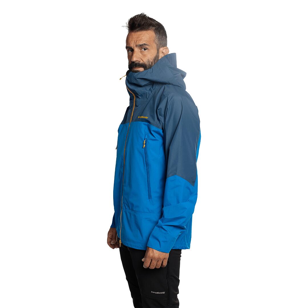 Chaqueta para Hombre Trangoworld Lunkho Azul/Azul Impermeable 5/7