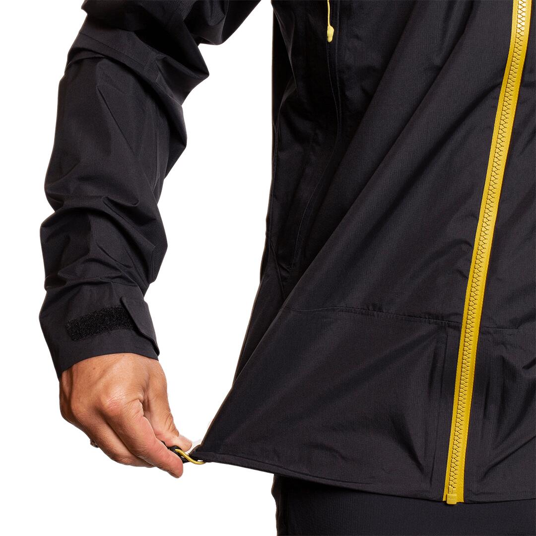 Chaqueta para Hombre Trangoworld Kilimanjaro Negro/Gris Impermeable Transpirable 7/7
