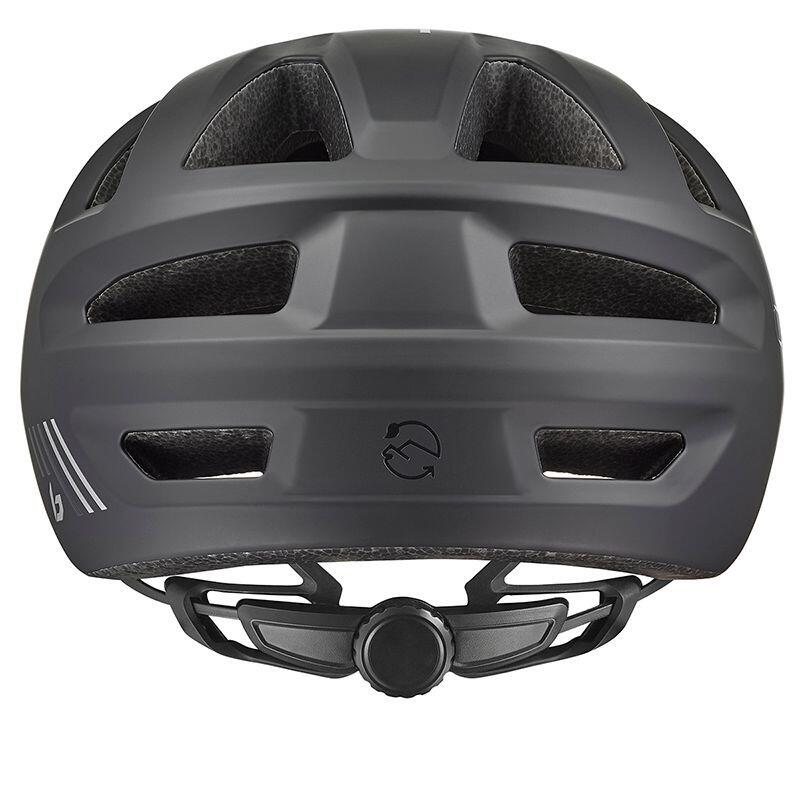 Kask rowerowy Rennrad „Spero”, czarny matowy