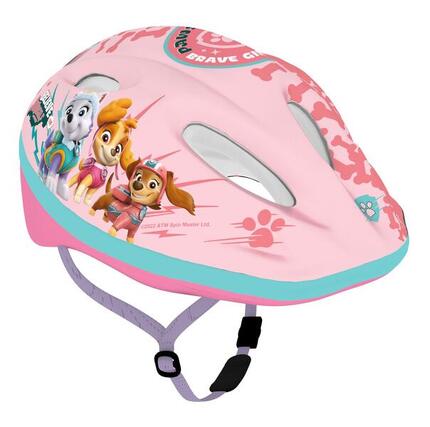 Casque Paw Patrol fille rose, léger et ajustable pour vélo enfant