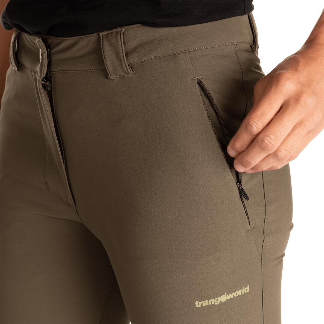 Pantalón para Mujer Trangoworld Glamos Marrón 5/5