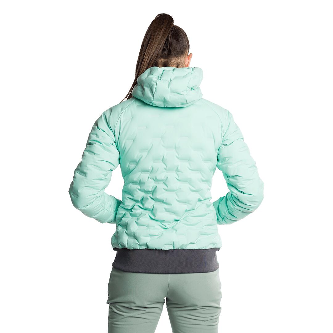 Plumífero para Mujer Trangoworld Alinda vd Verde/Gris 160g 600cuin 4/7