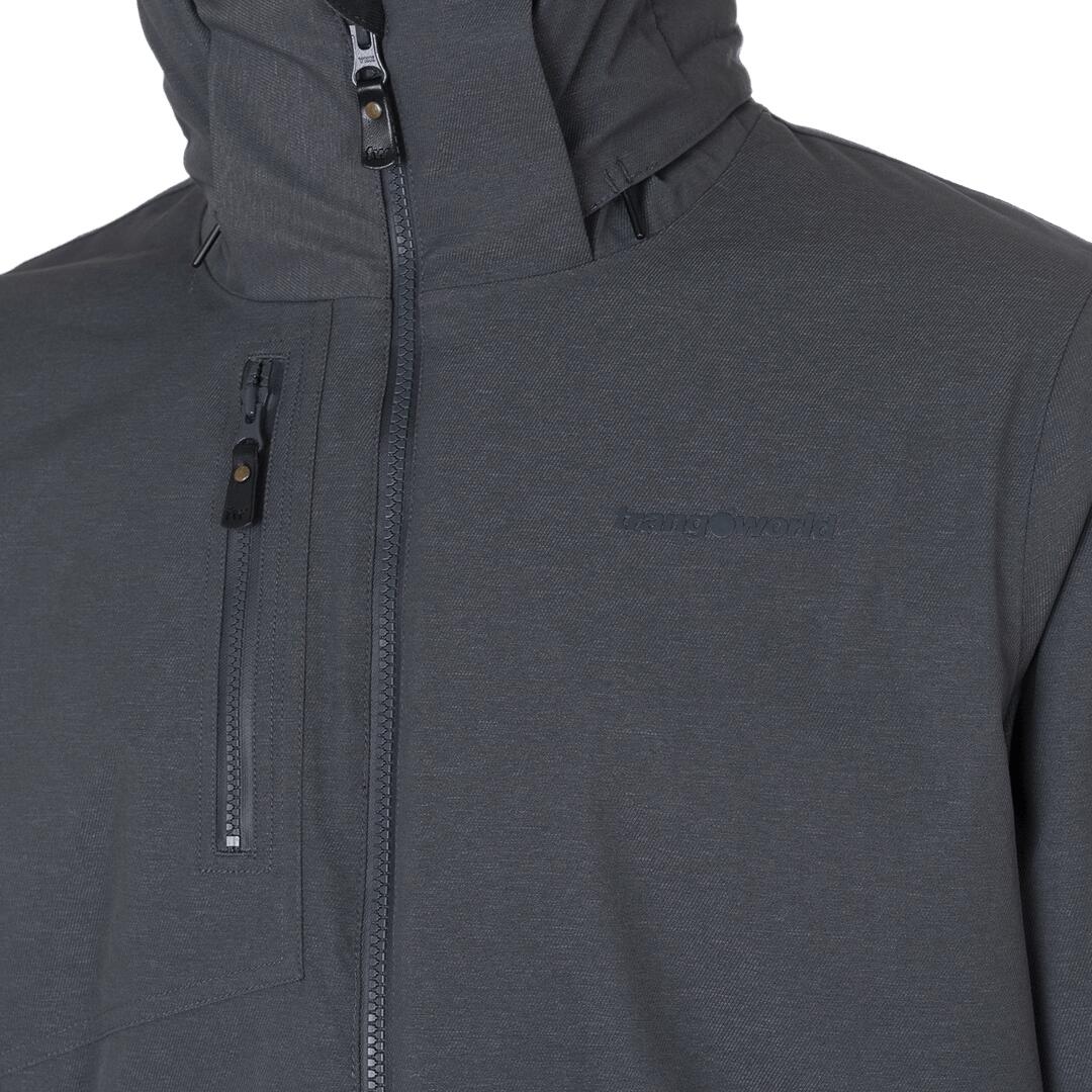 Chaqueta acolchada para Hombre Trangoworld Jorel termic Gris/Negro/Negro 2/7